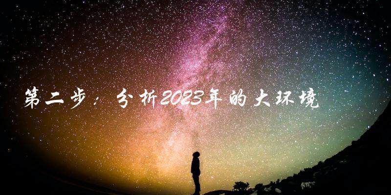 第二步：分析2023年的大环境