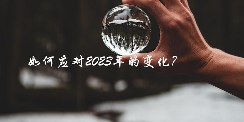如何应对2023年的变化？